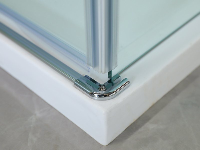 LD Draaibare douchewand van chroomaluminium profiel LD Draaibare douchewand van chroomaluminium profiel