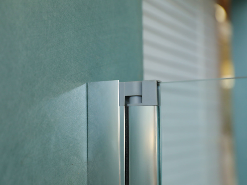 LA Hoge douchewand met dubbele gatengreep, met lade LA Hoge douchewand met dubbele gatengreep, met lade