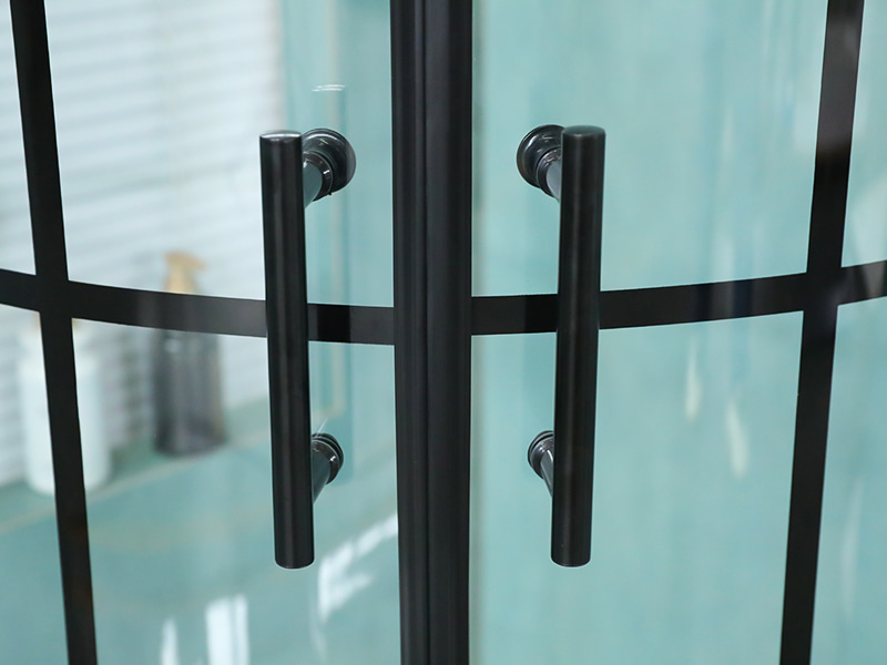 SE boogvorm gehard glazen badkamer dubbele schuifdouchewand SE boogvorm gehard glazen badkamer dubbele schuifdouchewand