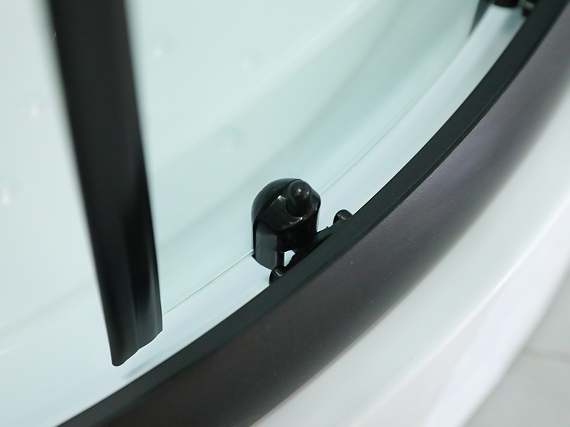 SE boogvorm gehard glazen badkamer dubbele schuifdouchewand SE boogvorm gehard glazen badkamer dubbele schuifdouchewand